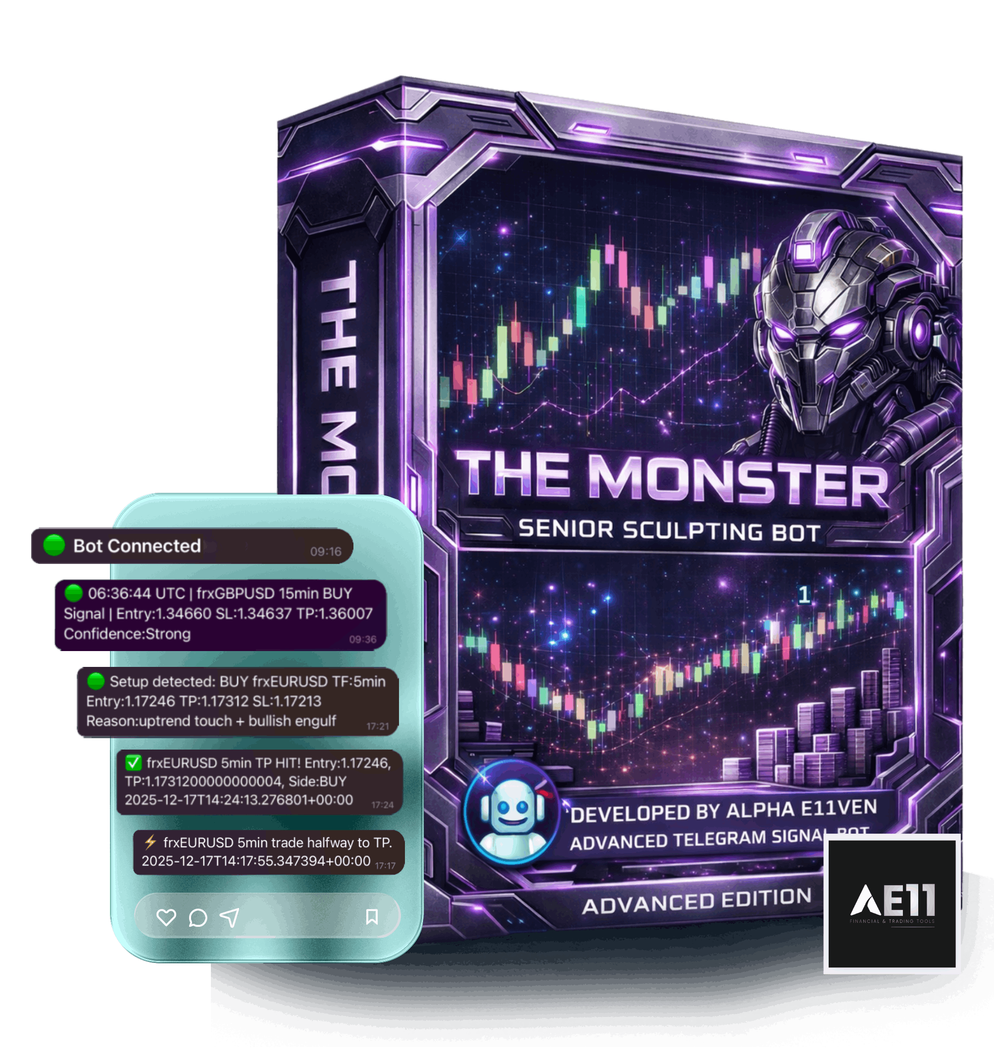 AE11 Monster Bot - AI-Powered Trading Bot